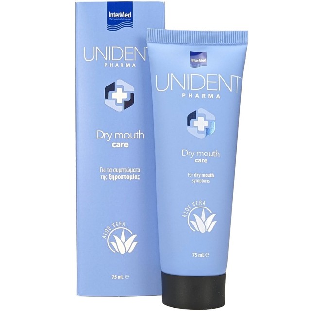 Intermed Unident Pharma Dry Mouth Care Οδοντόκρεμα με Φθόριο για την Ξηροστομία 75ml product photo