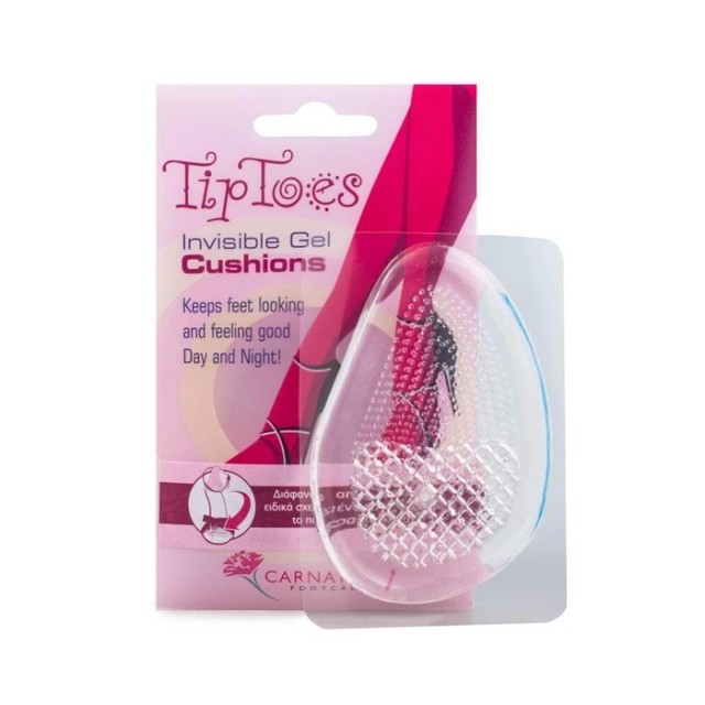 Carnation TipToes Invisible Gel Cushions Διάφανοι Πάτοι 1 ζευγάρι product photo