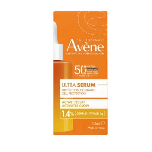 Avene Ultra Serum Activates Glow Spf50+, 1.4% Σύμπλεγμα Βιταμίνης Cg 30ml product photo