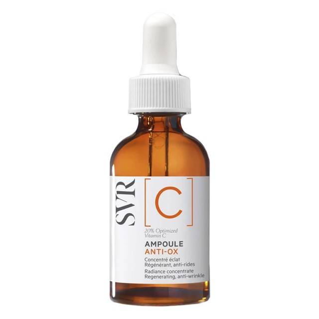 SVR [C] Ampoule Anti-Ox Radiance Concentrate Αντιοξειδωτικός & Αντιγηραντικός Ορός Προσώπου με 20% Βιταμίνη C, για Λαμπερή Επιδερμίδα 30ml product photo