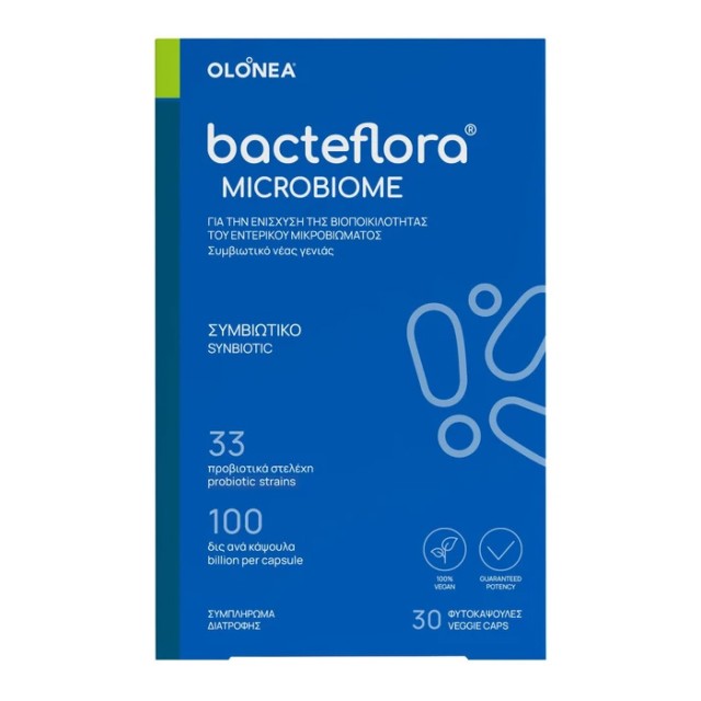 Olonea Bacteflora Microbiome Synbiotic 30veg. caps product photo