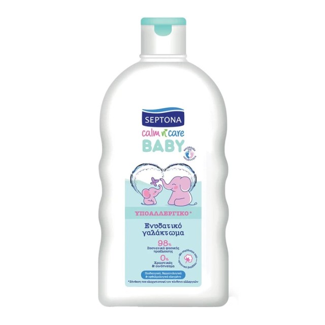 Septona Calm n Care Hypoallergenic Baby Moisturizing Lotion Υποαλλεργικό Βρεφικό Ενυδατικό Γαλάκτωμα 200ml product photo