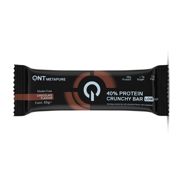 QNT Metapure 40% Protein Crunchy Bar Chocolate 65gr product photo