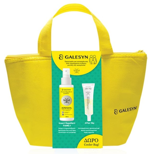 Galesyn Promo Insect Repellent Family Εντομοαπωθητικό Spray 100ml, After Nip Gel για μετά τα Τσιμπήματα 30ml & Δώρο Cooler Bag product photo