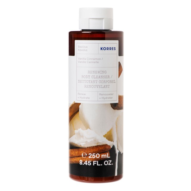 Korres Vanilla Cinnamon Renewing Body Cleanser 250ml product photo