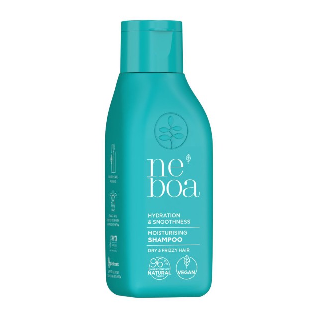 NEBOA Mini Size Hydration & Smoothness Ενυδατικό Σαμπουάν Για ξηρά και Φριζαρισμένα Μαλλιά 100ml product photo