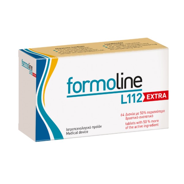 Newpharm Formoline L112 Extra Ιατροτεχνολογικό Προϊόν για την Απώλεια Βάρους 64tabs product photo
