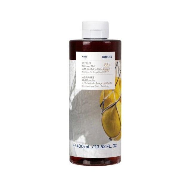 Korres Citrus Shower Gel Αφρόλουτρο Κίτρο 400ml product photo