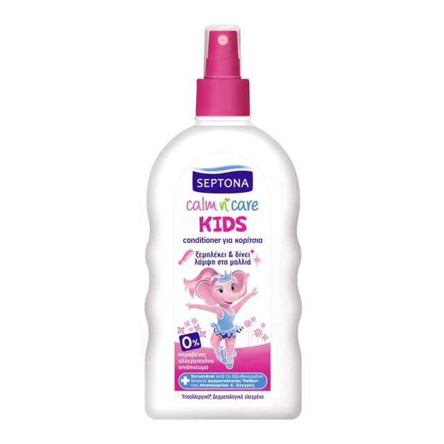 Septona Kids Calm n Care Conditioner για Κορίτσια που Ξεμπλέκει & Δίνει Λάμψη στα Μαλλιά 200ml product photo