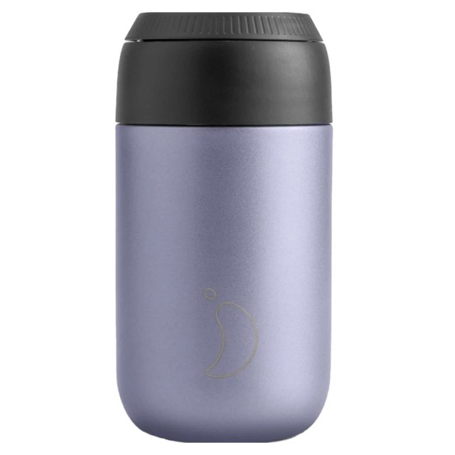 Chillys Series2 Ανοξείδωτο Ισοθερμικό Ποτήρι Καφέ Coffee Cup Metallic Lavender 340ml product photo