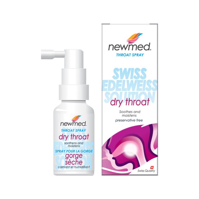 Newmed Throat Spray Αντιφλεγμονώδες Σπρέι Ενυδάτωσης Λαιμού 30ml product photo