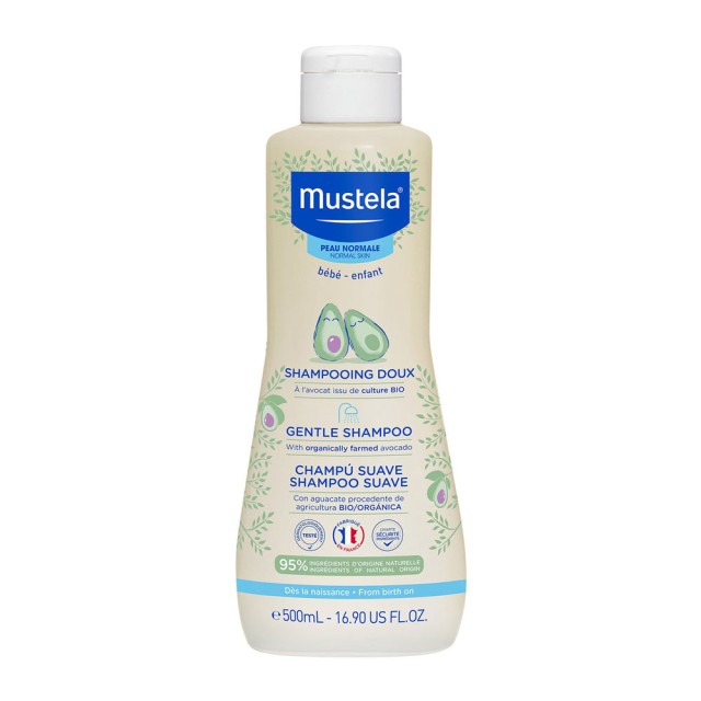Mustela Gentle Shampoo Βρεφικό Σαμπουάν με Εκχύλισμα Χαμομηλιού 500ml product photo