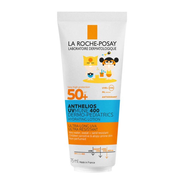La Roche Posay Anthelios UV Mune 400 Dermo-Pediatrics Hydrating Lotion Spf50+ Travel Size 75ml product photo