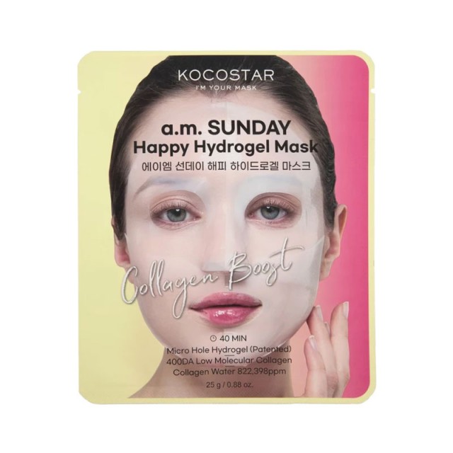 Kocostar A.M Sunday Happy Hydrogel Face Mask 25gr product photo