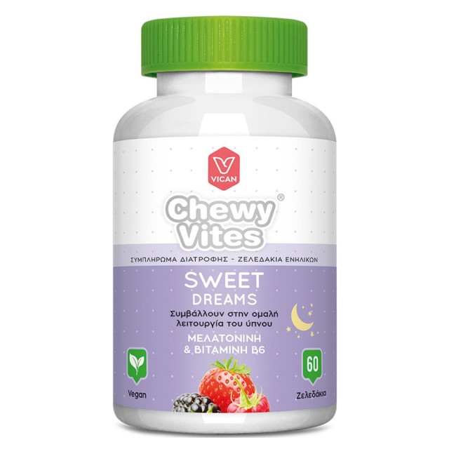 Vican Chewy Vites Adults Sweet Dreams 60 Ζελεδάκια Ενηλίκων product photo