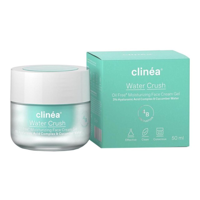 Clinea Water Crush Oil Free Moisturizing Facial Cream Gel 50ml product photo