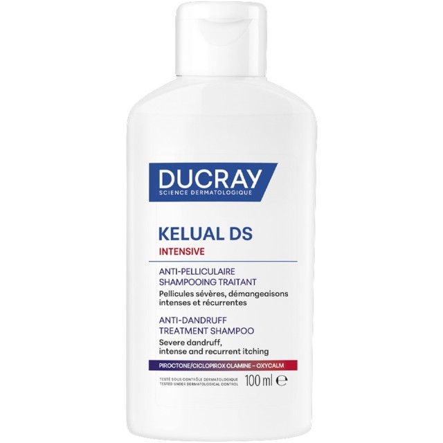 Ducray Kelual DS Intensive Anti-Dandruff Shampoo Σαμπουάν κατά της Πιτυρίδας 100ml product photo