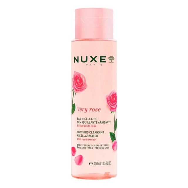 Nuxe Very Rose Soothing Cleansing Micellar Καταπραϋντικό Νερό Micellar για Καθαρισμό & Ντεμακιγιάζ 400ml product photo
