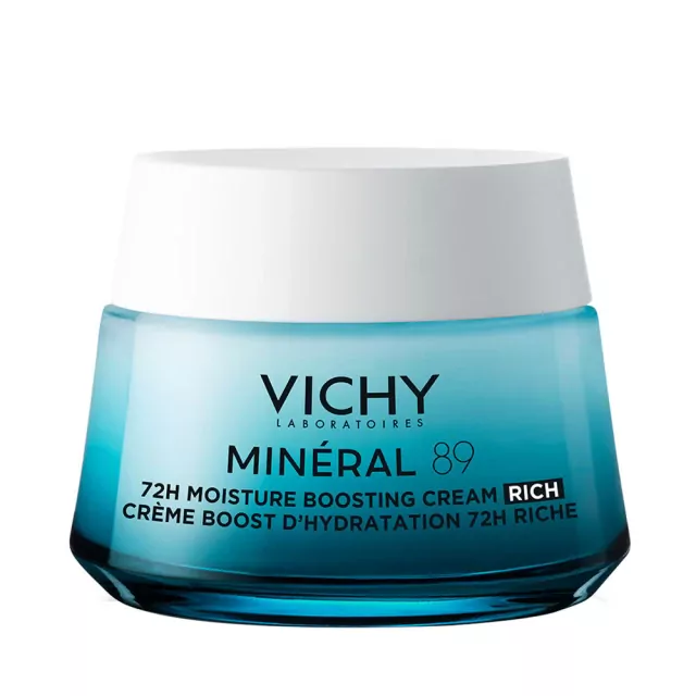 Vichy Mineral 89 72h Moisture Boosting Cream Rich Ενυδατική Κρέμα Προσώπου με Πλούσια Υφή 50ml product photo