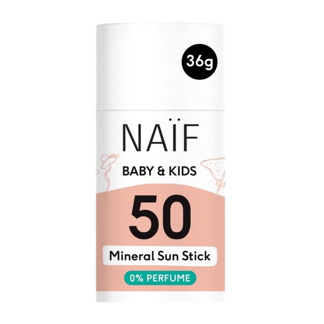 Naif Mineral Sunscreen Stick 0% Perfume for Baby & Kids SPF50 36gr product photo