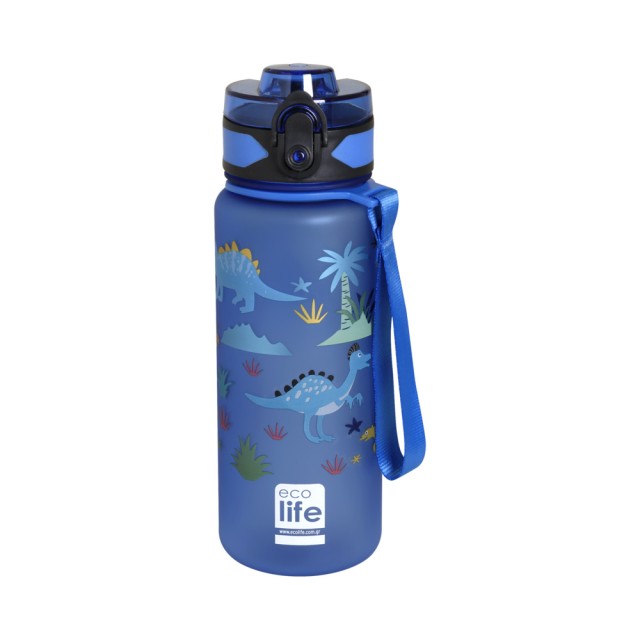 Ecolife Παιδικό Παγούρι Tritan με Καλαμάκι Δεινόσαυροι 500ml product photo