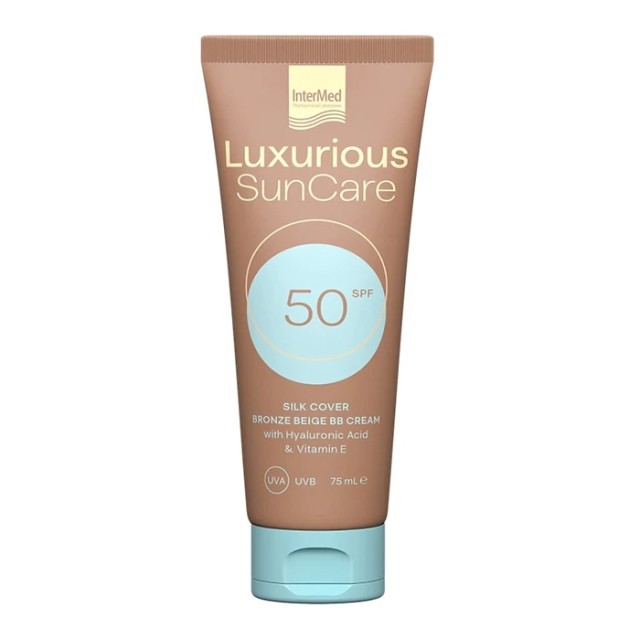 Luxurious Sun Care Silk Cover BB Cream With Hyaluronic Acid SPF50 Αντηλιακή Κρέμα Προσώπου με Χρώμα 75ml product photo