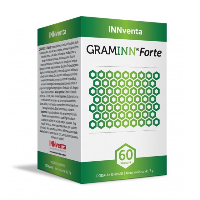 INNventa Graminn Forte Συμπλήρωμα για την Υγεία του Προστάτη 60caps product photo