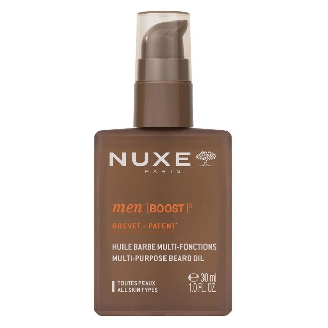 Nuxe Men Boost Multi Purpose Beard Oil Πολυχρηστικό Λάδι για Γένια & Μουστάκι 30ml product photo