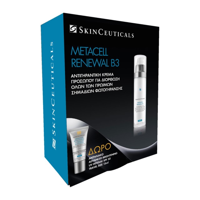 Skinceuticals Promo Metacell Renewal B3 50ml & Δώρο Advanced Brightening Uv Spf50+, 15ml product photo