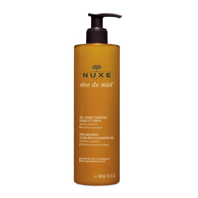 Nuxe Reve de Miel Gel Lavant Visage et Corps Gel Καθαρισμού για Σώμα & Πρόσωπο 400ml product photo