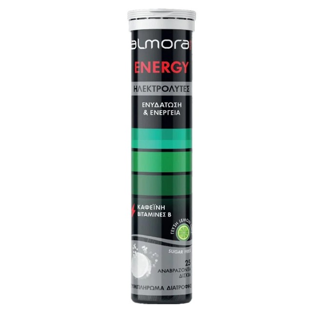 Elpen Almora Plus Energy Ηλεκτρολύτες για Ενυδάτωση & Ενέργεια με Γεύση Λεμόνι 25 Effer.tabs product photo