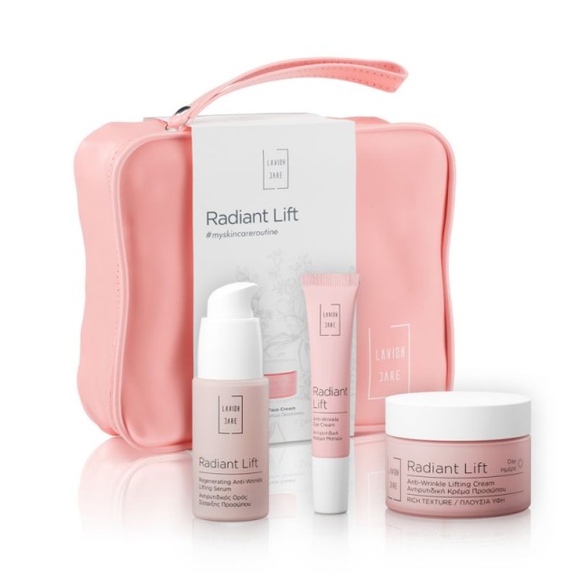 Lavish Care Promo Radiant Lift Anti-Wrinkle Eye Cream 15ml & Anti-Wrinkle Rich Face Day Cream 50ml & Regenerating Lifting Serum 30ml product photo