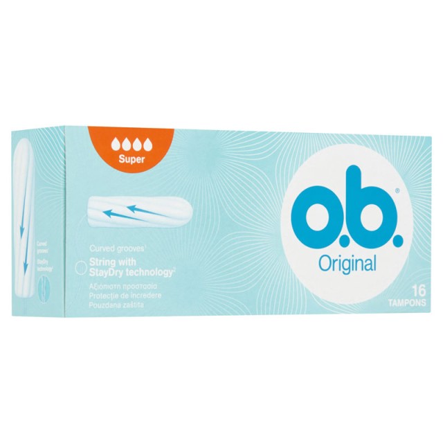 O.B. Original Super Ταμπόν για Ημέρες με Μέτρια Έως Μεγάλη Ροή 16τεμ product photo