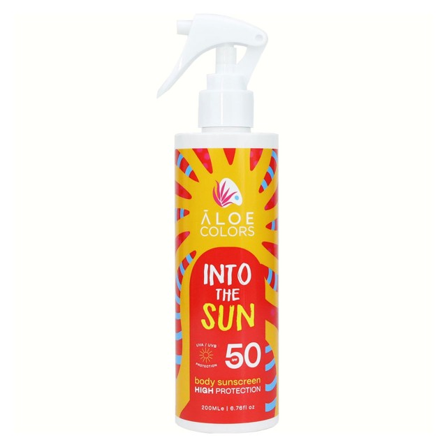 Aloe Colors Into the Sun Spf50 Body Sunscreen 200ml product photo
