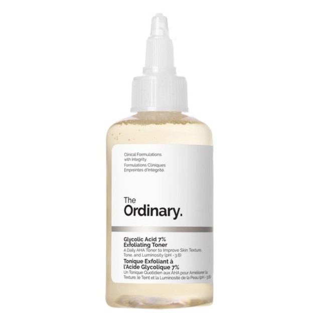 The Ordinary Glycolic Acid 7% Exfoliating Toner για Ήπια Απολέπιση σε Πρόσωπο & Τριχωτό 240ml product photo