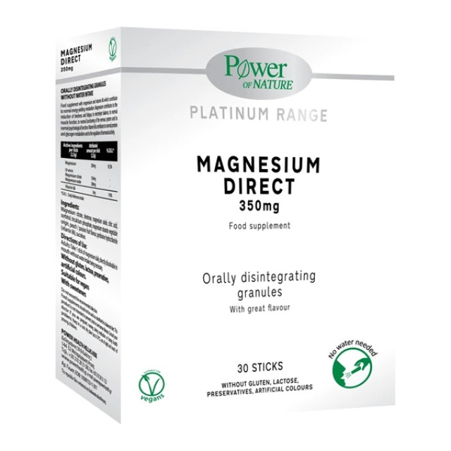 Power Health Platinum Range Magnesium Direct 350mg 30sticks product photo