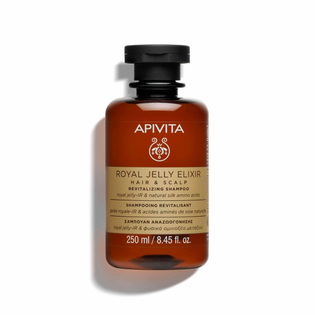 Apivita Royal Jelly Elixir Σαμπουάν Αναζωογόνησης Με Royal Jelly-Ir & Φυσικά Αμινοξέα Μεταξιού 250ml product photo
