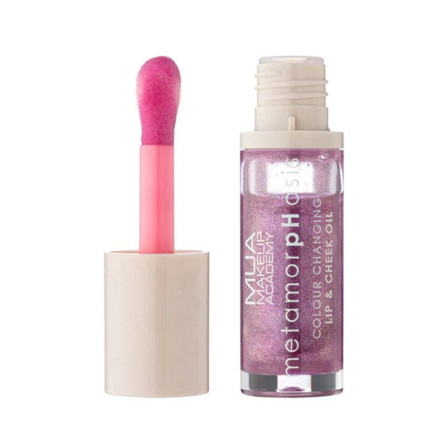 MUA Lip & Cheek Oil Grapevine Μωβ με Γκλίτερ για Χείλη - Μάγουλα 7ml product photo