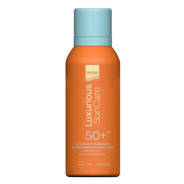 Luxurious Suncare Antioxidant Sunscreen Invisible Spray for Face & Body Spf50+, 100ml product photo
