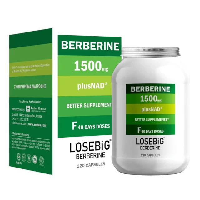 Losebig Berberine 1500Mg 120caps product photo